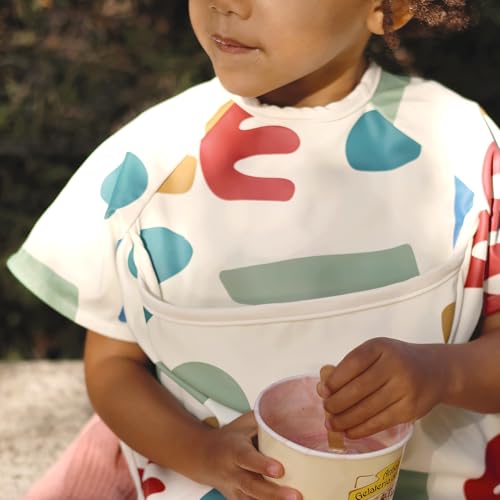 Beaba Bavaglino Per Neonato, Recupero, Impermeabile, Elastico, A Manica Lunga, Maniche Staccabili, Tasca Per Recupero, Facile Da Pulire, Evolutivo, Playful - 6