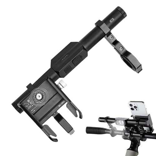 Prolongateur de guidon support téléphone et lampe pour vélo et trottinette