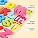 Aile Toddler Wooden Preschool Learning Alphabet Peg Puzzle Board Toys
