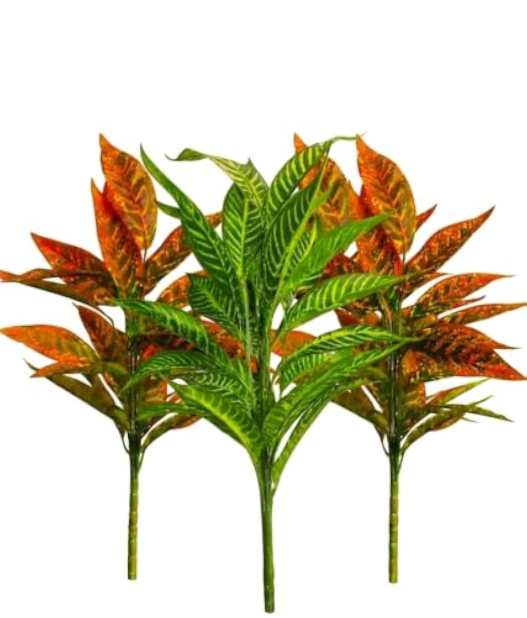 26 Leaves Artificial Plant Without Pot, Pack of 3