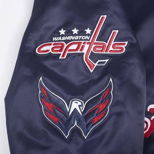 Image of Pro Standard Mens NHL Old English Satin Jacket