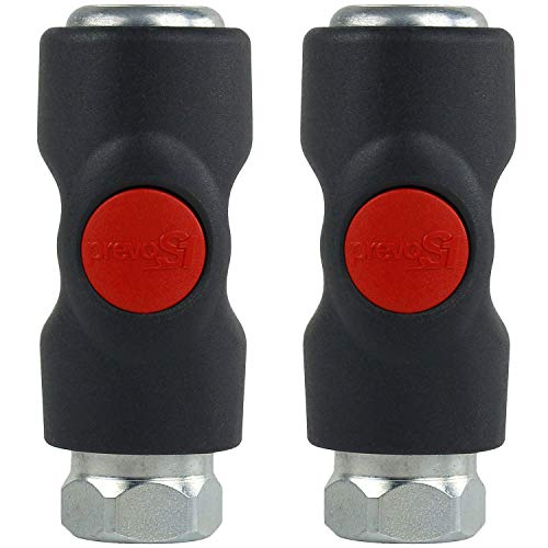 2 Pack Prevost Automotive Truflate Safety Air Coupler USI 061201 1/4" NPT PrevoS1