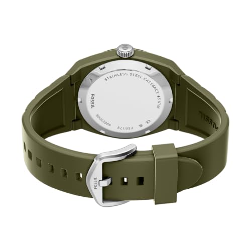 Image of Fossil Men's Everett Quartz Stainless Steel Watch, Three-Hand Watch for Men