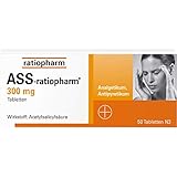 ASS-ratiopharm 300 mg Tabletten, 50 St. Tabletten