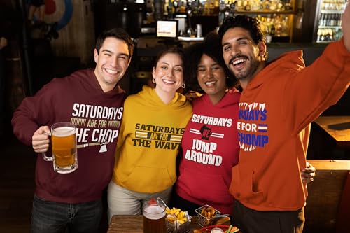 ALLNTRENDS Saturdays Hoodie for College Fans All States Football Fan Hooded Sweatshirt4