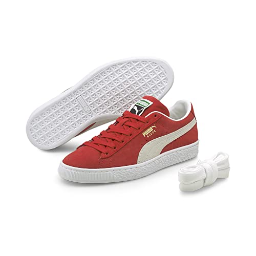 Image of PUMA Men's Suede Classic Xxi Low Boot, Red High Risk Red Pum, 5.5 US