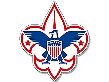 Imán Boy Scouts America Fleur De Lis 10x10 cm miniatura 1