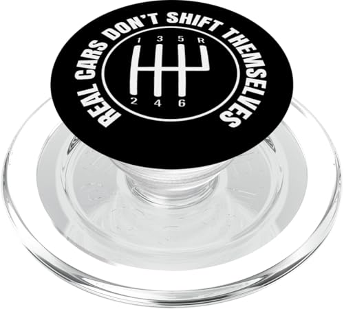 Divertente da auto reali non si spostano bastone Shift Humor PopSockets PopGrip per MagSafe