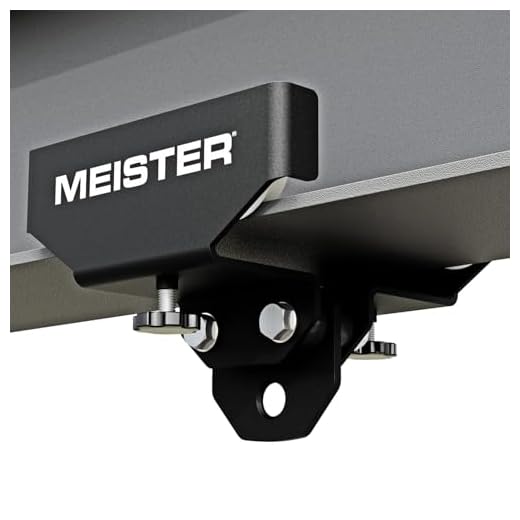 Meister Rolling Beam Mount w/Brakes for Boxing & MMA Heavy Bags - Black - 4.0" - 5.75"