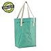 Produktbild BIOZOYG Henkeltasche Milly XL aus waschbarem Papier 0,55 cm stark I Shopper-Tasche groß - 29 x 40 cm Natural Mint