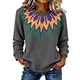 Generisch Jersey de mujer con purpurina para mujer, sudadera con champán para hombre, camiseta de botella de champán de piel sintética para mujer (gris oscuro, XXXL)