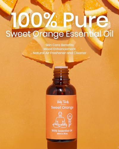 Aceites esenciales puros de naranja dulce, set x3 1 Fl Oz miniatura 4
