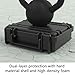 OkeMeeo Heavy-Duty Carrying Case for Garmin Xero C1 Pro Chronograph, Waterproof Hard Case with Protective Foam Inside, Black