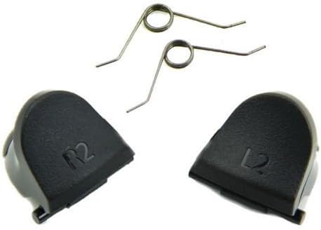 RocketBus L2 R2 Trigger Button and 2 Springs Replacement Part for PS Four 4 PS4 Controller