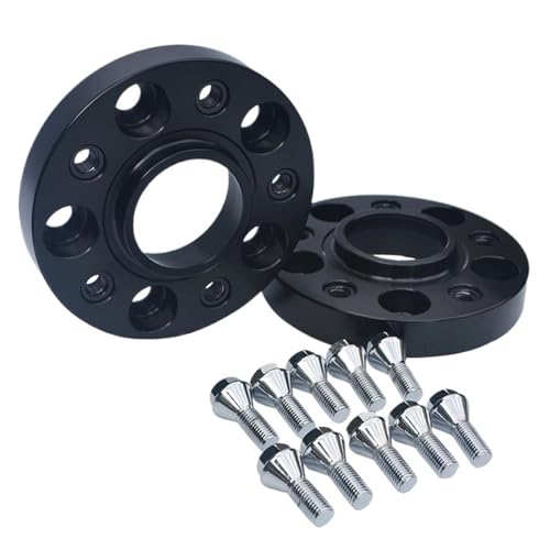 Car Wheel Spacer Adapter 20mm 5x112-66.6 Centre Hub Suit With 10pcs14X1.25 Lug Nuts Compatible For BMW G30 G42 230i X7 Wheel Upgrade Kit