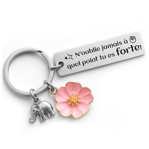 YISCOKO Geschenke für Frauen geburtstagsgeschenk für frauen Geschenk Schlüsselanhänger mit Gravur Gute Besserung Geschenke Mama Schwester Kollegin Geburtstagsgeschenk.