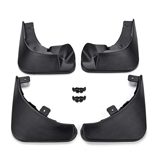 AIOFOGXC Coche Mudflaps/Fit para Skoda Fabia 2 Mk2 2007-2014 Fender Fendres Fango Splash Guards Bud Splaps Guardgueces (Color : Black) Cover