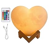 Design favorable au sommeil : Conçue avec une luminosité ajustable, cette lampe cœur délivre une lumière délicate et constante qui minimise l'éblouissement. Elle encourage un sommeil apaisant et s'intègre parfaitement dans votre rituel du coucher pour une détente optimale.