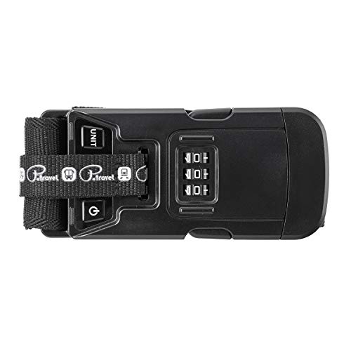 hocosy 3 in 1 Gepäckwaage, verstellbar elastischer Gepäckgurt, Koffer Verpackung Gürtel mit 3-stelligen Kombination Password Lock, Digitale Skala Funktion, Koffer Gürtel ? Reisen Zubehör