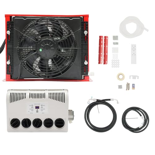 CNCEST 12V Truck Cab Air Conditioner 11000 BTU Split AC Fits Semi Trucks Bus RV Caravan Mini Split RV Truck Air Conditioner Unit Fit Semi Truck Caravan - Image 7