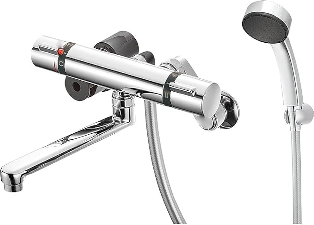 Amazon | 浴室用 サーモシャワー混合栓 ホース長さ1.6m オール