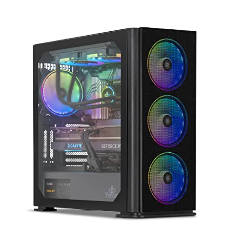 YEYIAN Gamer Xtreme VR Gaming PC, Intel 13th Gen ODACHI i7 13700KF Desktop Computers, Geforce RTX 4080 16GB, 32GB DDR5 5200Mhz,1TB NVMe SSD,2TB HDD,850W PSU,WiFi Ready, Win 11 Home,6 ARGB Fans YEYIAN Gamer Xtreme VR Gaming PC, Intel 13th Gen ODACHI i7 13700KF Desktop Computers, Geforce RTX 4080 16GB, 32GB DDR5 5200Mhz,1TB NVMe SSD,2TB HDD,850W PSU,WiFi Ready, Win 11 Home,6 ARGB Fans