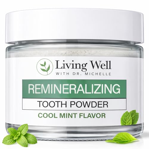 Living Well with Dr. Michelle Remineralizing Tooth Powder | Fluoride-Free Hydroxyapatite Formula |...