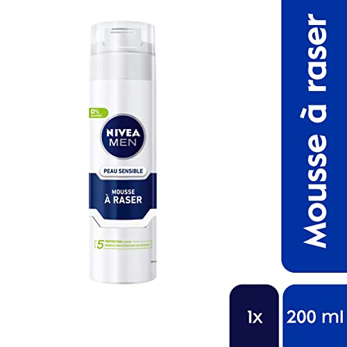 Nivea men mousse à raser peaux sensible 200ml - vue 4