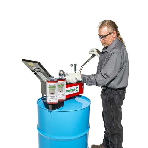 Image of AeroVent Safe2Vent Dual Filter Assembly (Part #10004722) | Fits Multi-Can & Single-Can Systems | 2 Reusable Tops & Bases, 2 Filters | Viz-a-Ball Indicator | Compliant in All 50 States | Made in USA