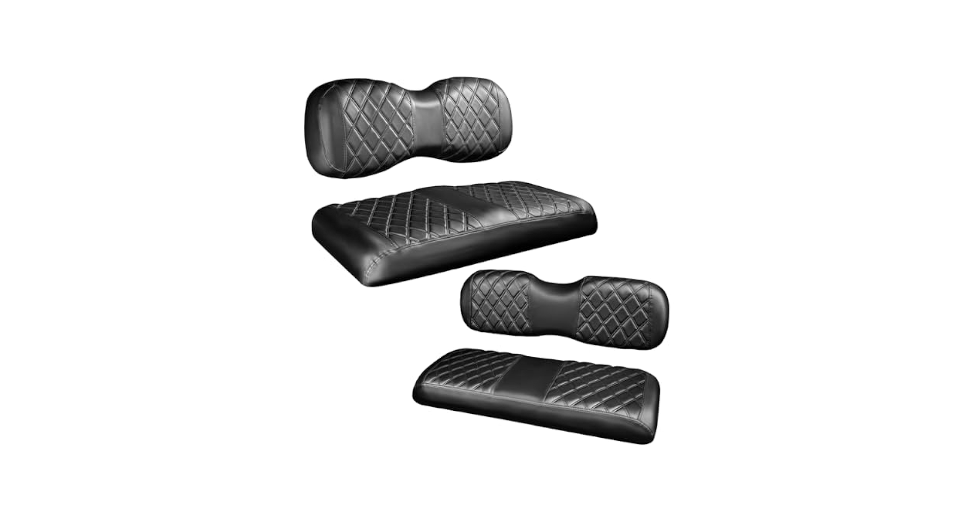Amazon.com : NOKINS 4PCS Golf Cart YD Diamond Seat Covers