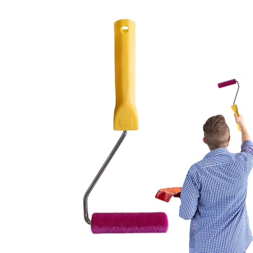 Rodillo Para Pintar - Rodillo Para Muebles 18 Cm | Brocha Multiusos Con Mango Antideslizante Y Espuma De Alta Densidad Para Techos Muebles Y Vallas