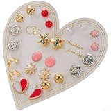 for trendy Geometric Stud Earrings Set for Daily Wear for trendy(E)