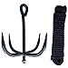 Ninja Equpiments: Outdoor Climbing Ninja Grappling Hook, Foot Spikes, Hand Claws, for Outdoor Activity Only