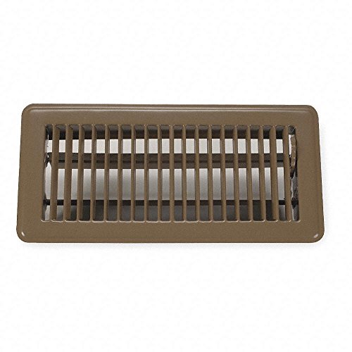Rocky Mountain Goods Floor Register Vent - 4-Inch by 10-Inch - Easy adjust
