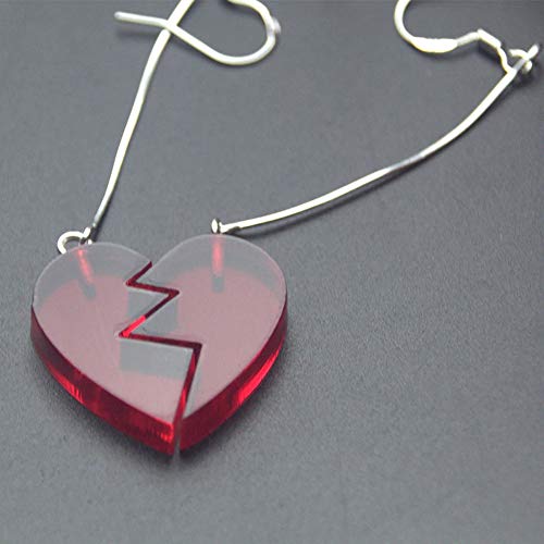 Red Heart Polnareff Copslay Earrings - Pair4