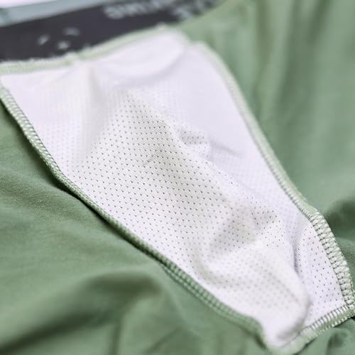 Evankin Mens Cotton Boxer Briefs Soft Cool Underwear Breathable Low Rise Trunks4