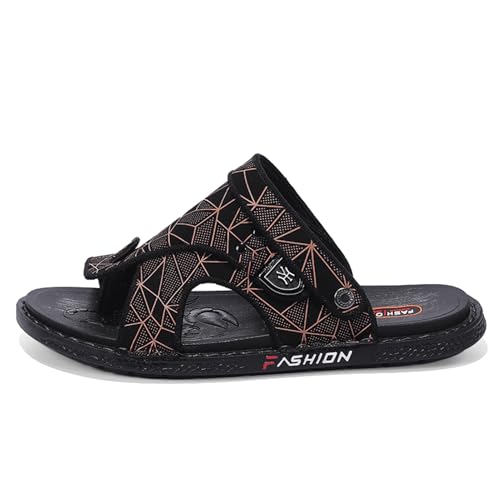 Summer Men's Beach Sandals With Orthopedic Bunion Corrector,Stylish Comfortable Hallux Valgus Flip Flops,Non-Slip Plantar Fasciitis Slippers