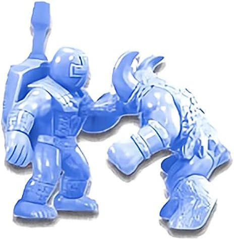 Amazon ノーズフェンシング マンモスマンvsレオパルドン 青ver キン肉マン キンケシ19 アニメ 萌えグッズ 通販