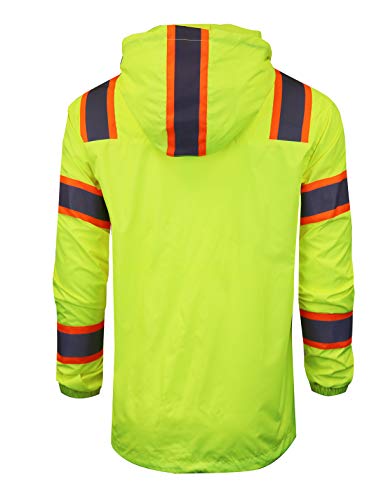 Image of SCREENSHOT Mens Streetwear Windbreaker Jacket - Lightweight Graphic Hoodie, Graffiti Hip Hop Urban Fashion Pullover Top