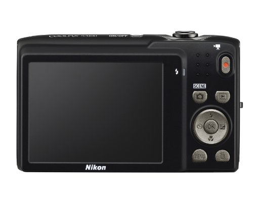 Nikon Coolpix S3100 Appareil photo numérique compact 14 Mpix Ecran 2,7" Zoom optique 5x Noir - Image 4