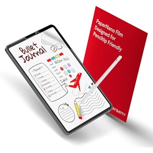 bersem 2 Pack Paperfeel Screen Protector for iPad Air 5/4th & Pro 11 Inch