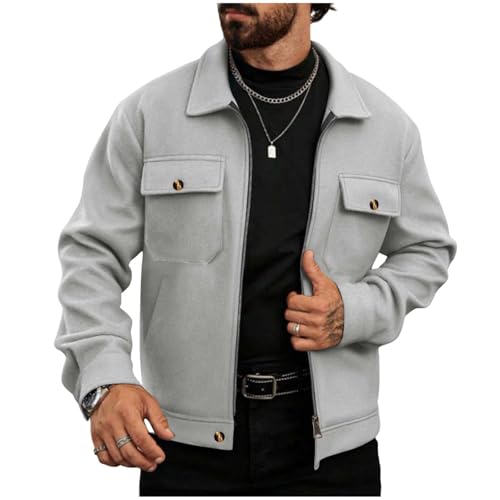Veste courte pour homme chaude et décontractée pour ne plus souffrir du froid