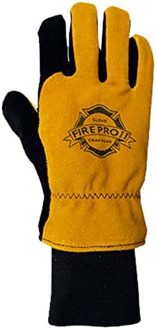 Veridian Fire Pro II Gloves - L Maximum Structural Fire-Fighting Glove, Large, Tan/Black