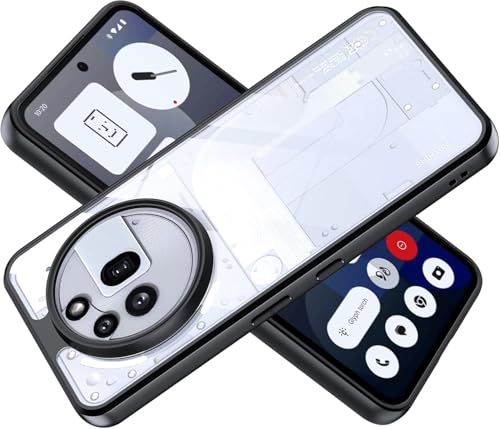 Image of REALCASE Clear Case for Nothing Phone 3a Pro 5G | Transparent Hard PC Back & Soft TPU Bumper | Not Yellowing Shockproof Protective Case Slim Fit Thin Cover for Nothing Phone 3a Pro 5G