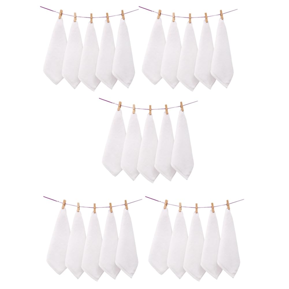 Toallas de algodón de 30x30cm para hotel y hogar, pack de 35 unidades suaves