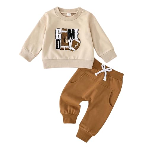 Ensemble de tenue pour garçon imprimé baseball pour les après-midi de jeux au parc en hiver