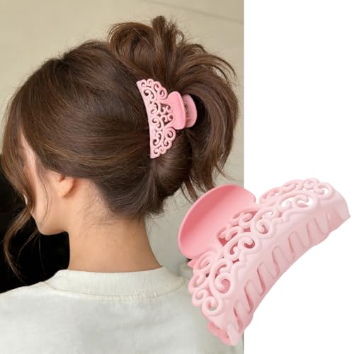 Pinzas para cabello rosas paquete de 4 unidades miniatura 5