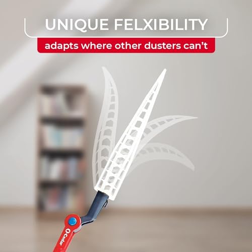 O-Cedar Flex & Catch Heavy Duty Dusting Kit with 3 Disposable Duster Refills | New & Improved Model | Extendable 3 Ft Handle with Stay-On Duster Hook | Traps 3X More Dust Than Feather Dusters - image 4