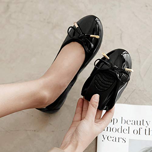 Women Ballet Flats Classic Simple Casual Slip-on Round Toe Walking Shoes3