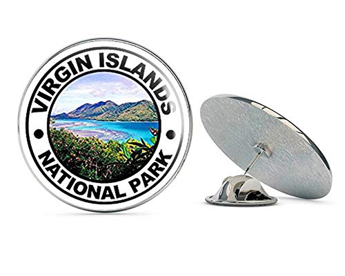 Round Virgin Islands National Park (Travel rv Hike vi) Metal 0.75